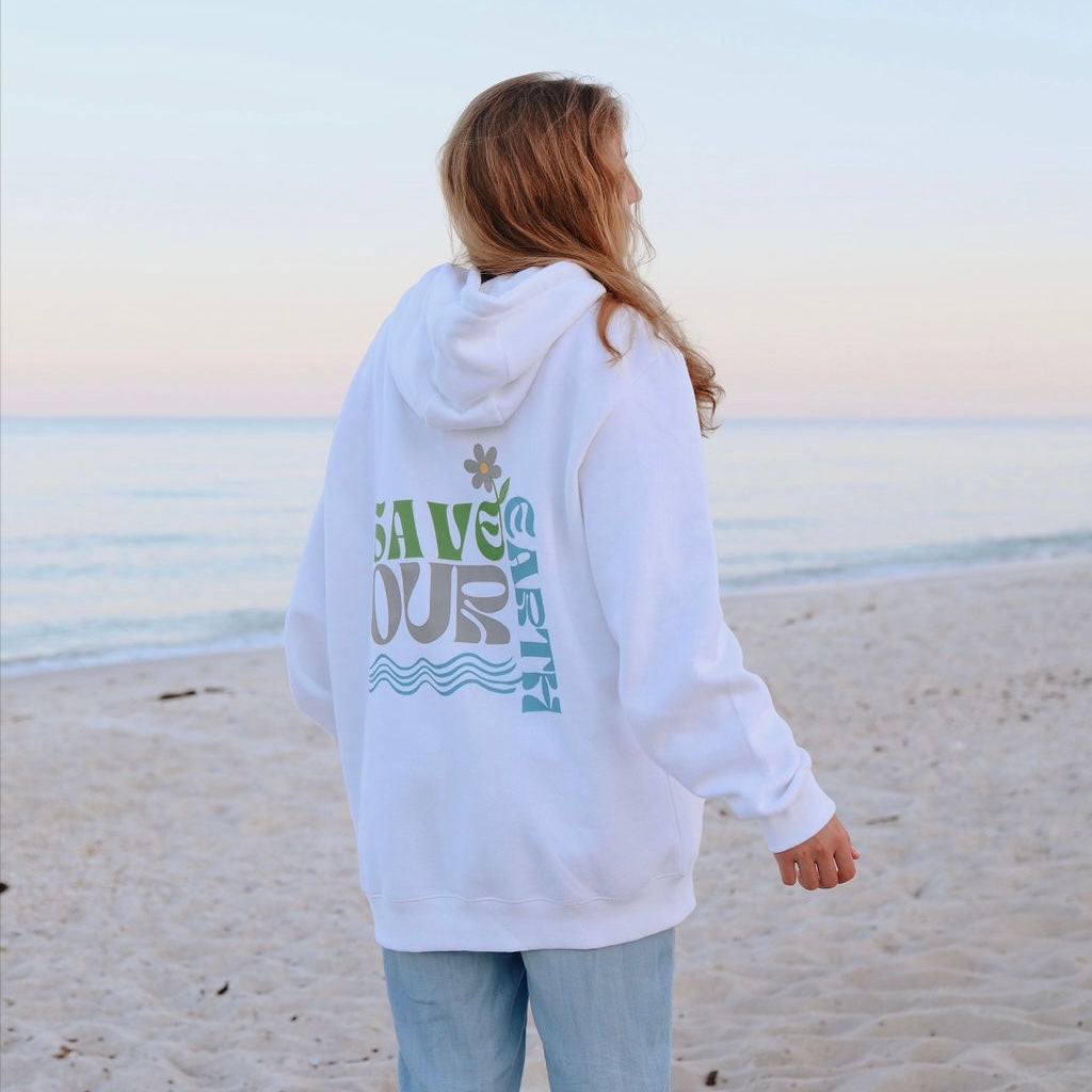 SAVE OUR EARTH HOODIE – Beachside Clothing